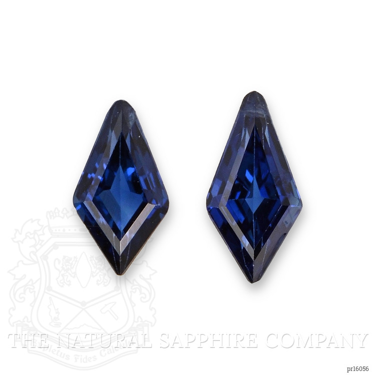 0.66 Ct.Tw. Blue Sapphire Pair from Madagascar