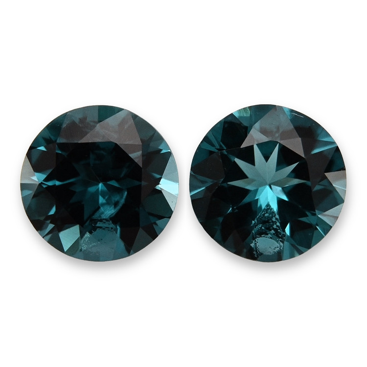 0.80 Ct.Tw. Blue Tourmaline Pair from Namibia