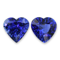 2.80&nbsp;Ct.Tw.Total Carat Weight Blue Sapphire Pair from Ceylon (Sri Lanka) Video