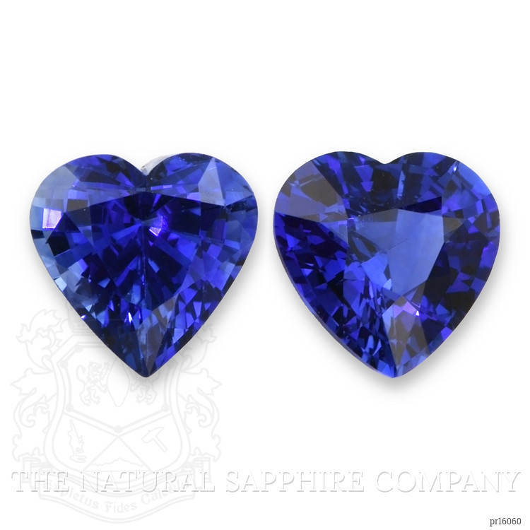 2.80 Ct.Tw. Blue Sapphire Pair from Ceylon (Sri Lanka)