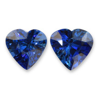 4.06&nbsp;Ct.Tw.Total Carat Weight Blue Sapphire Pair from Ceylon (Sri Lanka) Video