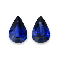 2.61&nbsp;Ct.Tw.Total Carat Weight Blue Sapphire Pair from Ceylon (Sri Lanka) Video