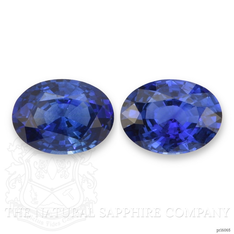 2.82 Ct.Tw. Blue Sapphire Pair from Ceylon (Sri Lanka)