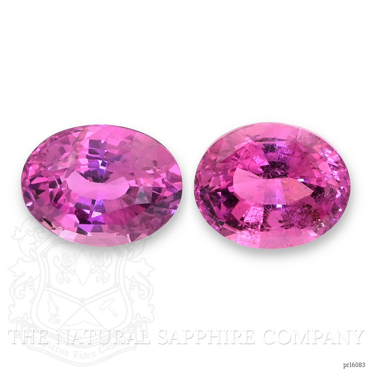 3.92 Ct.Tw. Pink Sapphire Pair from Madagascar