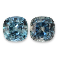 2.29&nbsp;Ct.Tw.Total Carat Weight Greenish Blue Sapphire Pair from Montana Video