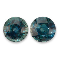 1.86&nbsp;Ct.Tw.Total Carat Weight Greenish Blue Sapphire Pair from Montana Video