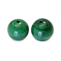 8.71 Ct.Tw. Round Malachite Pair