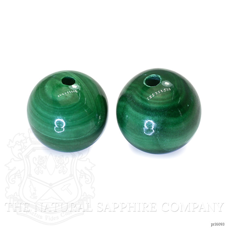 8.71 Ct.Tw. Malachite Pair from Madagascar