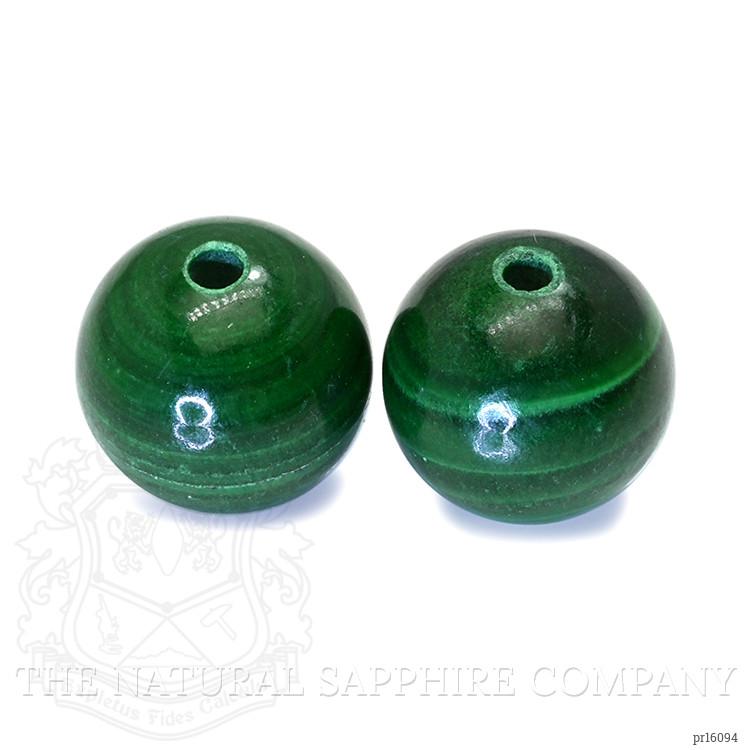9.63 Ct.Tw. Malachite Pair from Madagascar