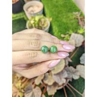 15.65&nbsp;Ct.Tw.Total Carat Weight Green Jade Pair from Burma (Myanmar) Life Style