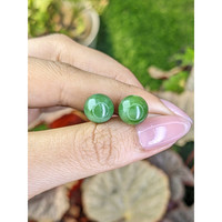 15.65&nbsp;Ct.Tw.Total Carat Weight Green Jade Pair from Burma (Myanmar) Life Style