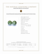 15.00 Ct.Tw.Total Carat Weight Green Jade Pair from Burma (Myanmar) Scan Report