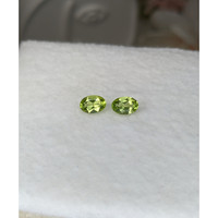 1.01&nbsp;Ct.Tw.Total Carat Weight Yellowish Green Peridot Pair from Ceylon (Sri Lanka) Life Style