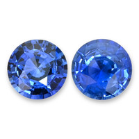 3.50&nbsp;Ct.Tw.Total Carat Weight Blue Sapphire Pair from Ceylon (Sri Lanka) Video