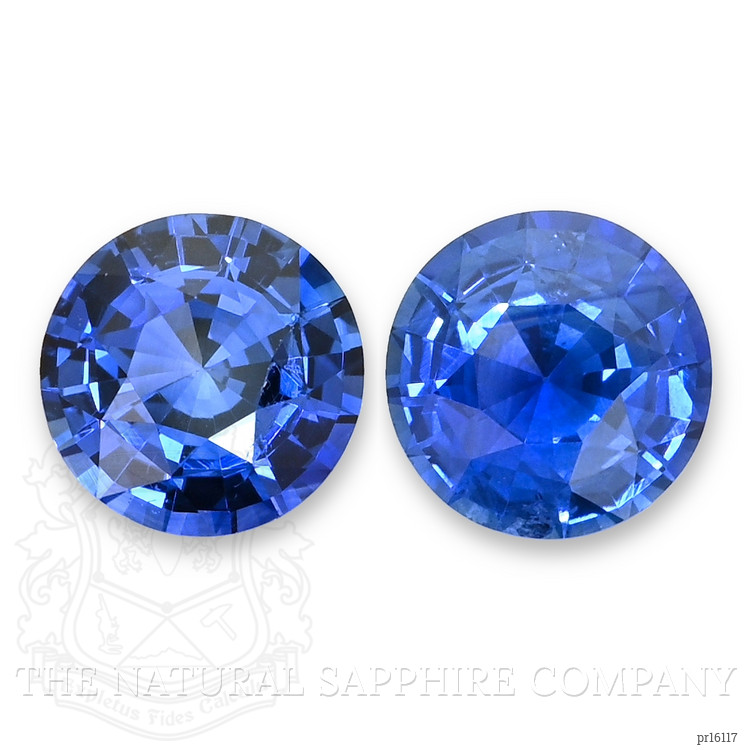 3.50 Ct.Tw. Blue Sapphire Pair from Ceylon (Sri Lanka)