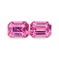 0.84&nbsp;Ct.Tw.Total Carat Weight Pink Spinel Pair from Tanzania Video