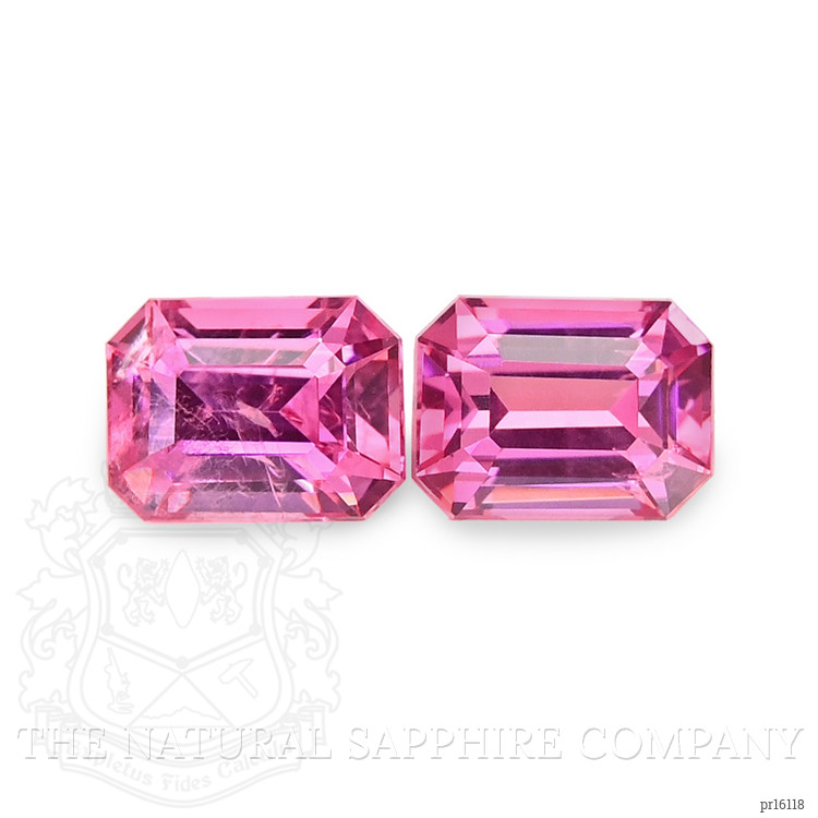 0.84 Ct.Tw. Pink Spinel Pair from Tanzania