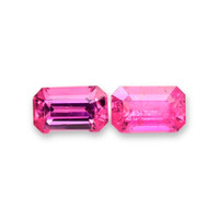 1.04&nbsp;Ct.Tw.Total Carat Weight Pink Spinel Pair from Tanzania Video