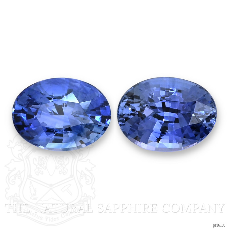 2.87 Ct.Tw. Blue Sapphire Pair from Ceylon (Sri Lanka)