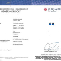 6.61&nbsp;Ct.Tw.Total Carat Weight Blue Sapphire Pair from Ceylon (Sri Lanka) Pdf