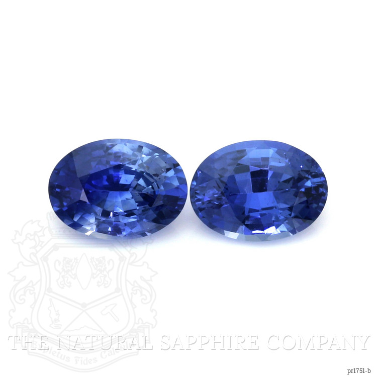 7.83 Ct.Tw. Blue Sapphire Pair from Ceylon (Sri Lanka)