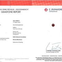 8.16&nbsp;Ct.Tw.Total Carat Weight Ruby Pair from Burma (Myanmar) Pdf