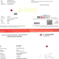 8.17 Ct.Tw.Total Carat Weight Ruby Pair from Burma (Myanmar) Scan Report