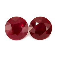 8.16 Ct.Tw.Total Carat Weight Ruby Pair from Burma (Myanmar) Video