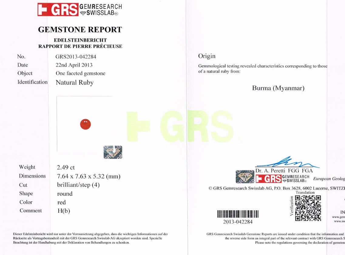 4.90 Ct.Tw. Ruby Pair from Burma (Myanmar)