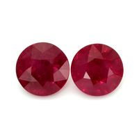 4.90 Ct.Tw.Total Carat Weight Ruby Pair from Burma (Myanmar) Video