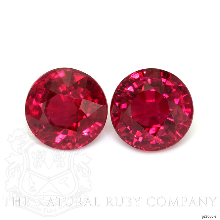 2.64 Ct.Tw. Ruby Pair from Mozambique
