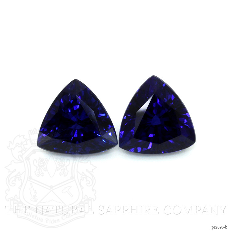 2.12 Ct.Tw. Blue Sapphire Pair from Madagascar