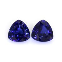 2.63 Ct.Tw.Total Carat Weight Sapphire Pair from Madagascar Video