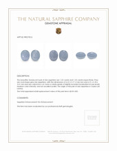 2.57&nbsp;Ct.Tw.Total Carat Weight Grey Star Sapphire Pair from Ceylon (Sri Lanka) Appraisal