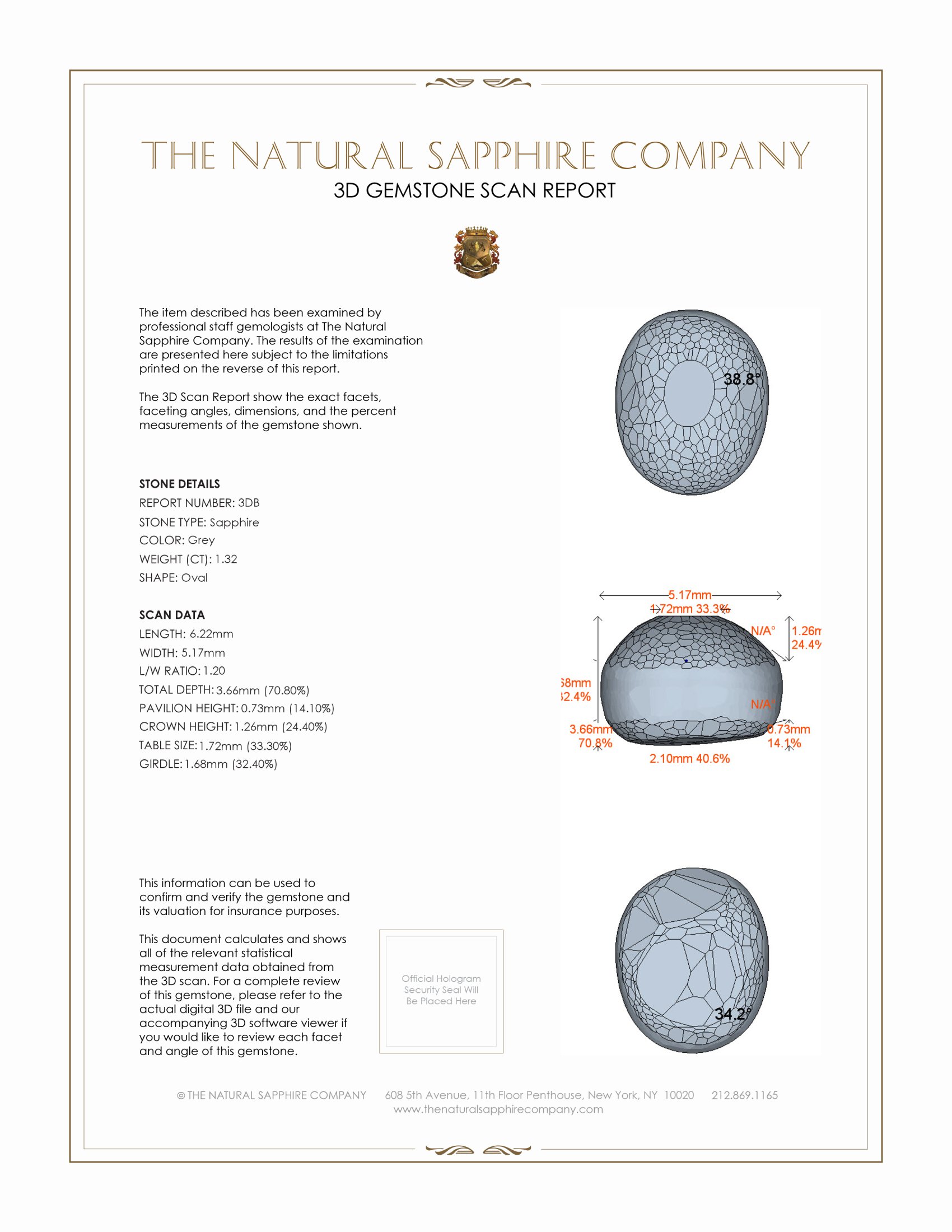 2.57 Ct.Tw. Grey Star Sapphire Pair from Ceylon (Sri Lanka)