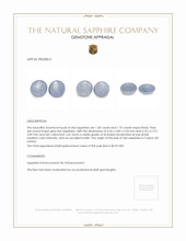 2.48&nbsp;Ct.Tw.Total Carat Weight Grey Star Sapphire Pair from Ceylon (Sri Lanka) Appraisal