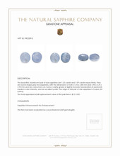 2.62 Ct.Tw.Total Carat Weight Grey Star Sapphire Pair from Ceylon (Sri Lanka) Appraisal