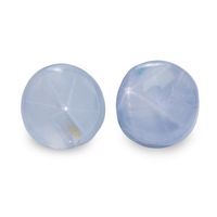 2.62&nbsp;Ct.Tw.Total Carat Weight Grey Star Sapphire Pair from Ceylon (Sri Lanka) Video