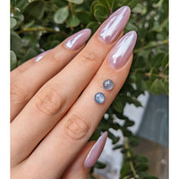 2.65&nbsp;Ct.Tw.Total Carat Weight Greyish Blue Star Sapphire Pair from Ceylon (Sri Lanka) Life Style