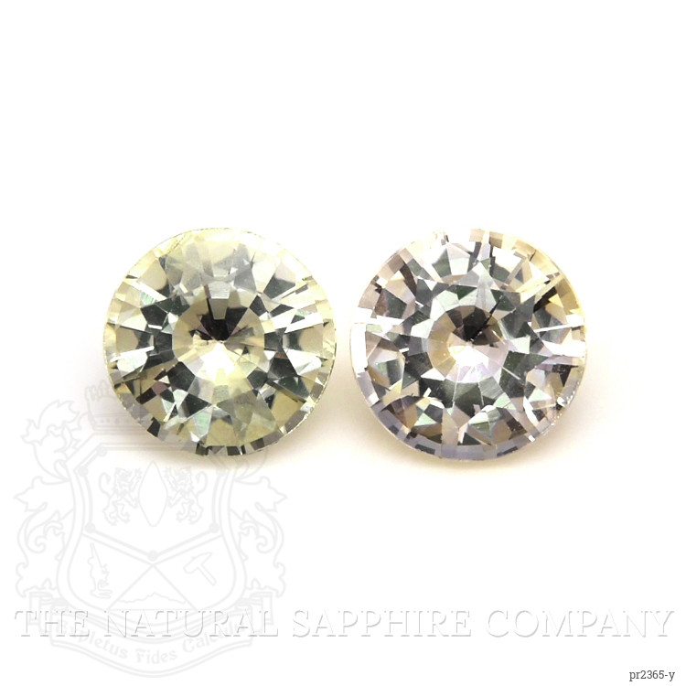 1.88 Ct.Tw. Yellow Sapphire Pair from Ceylon (Sri Lanka)