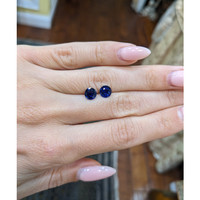 2.18&nbsp;Ct.Tw.Total Carat Weight Blue Sapphire Pair from Ceylon (Sri Lanka) Life Style