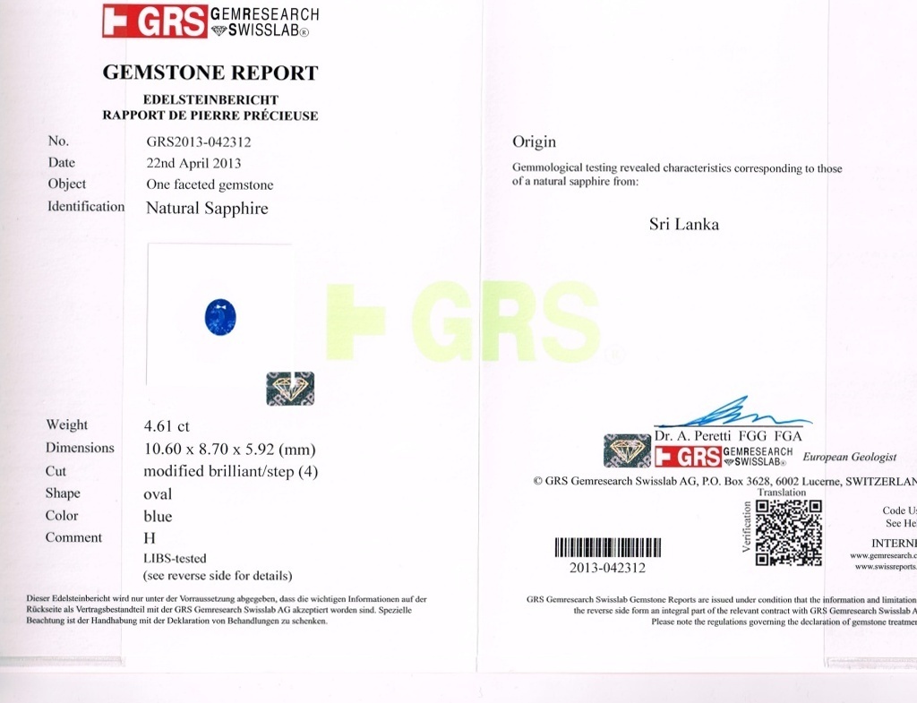 8.74 Ct.Tw. Blue Sapphire Pair from Ceylon (Sri Lanka)