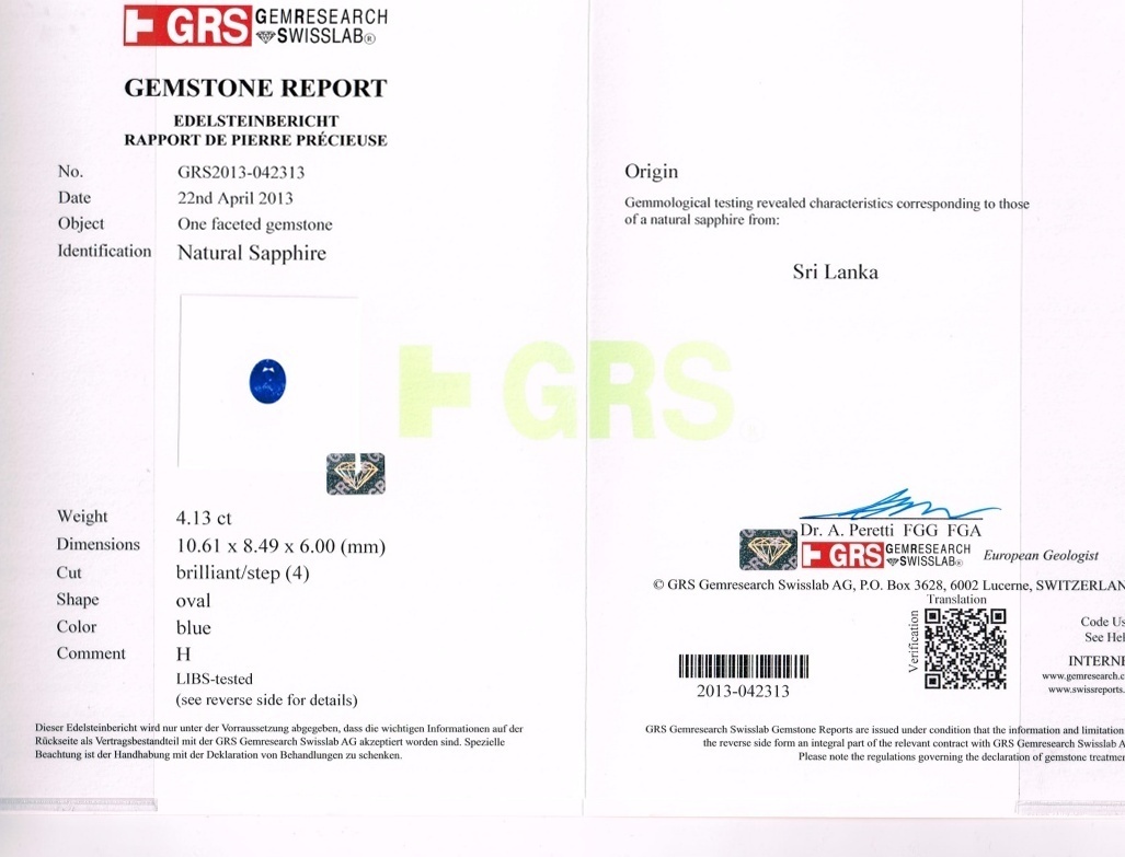 8.74 Ct.Tw. Blue Sapphire Pair from Ceylon (Sri Lanka)