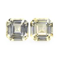 6.24&nbsp;Ct.Tw.Total Carat Weight Yellow Sapphire Pair from Ceylon (Sri Lanka) Video