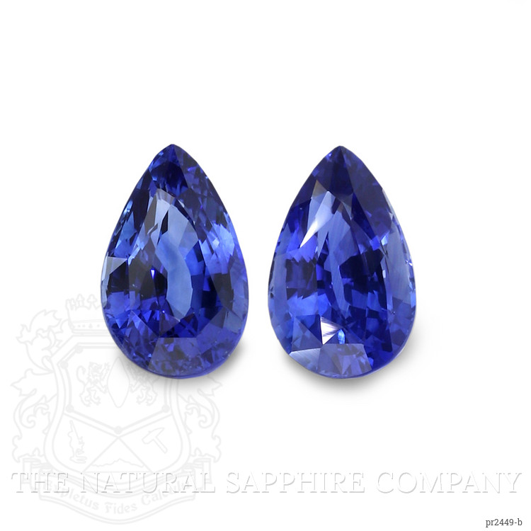 7.35 Ct.Tw. Blue Sapphire Pair from Ceylon (Sri Lanka)