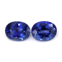 8.72 Ct.Tw.Total Carat Weight Sapphire Pair from Ceylon (Sri Lanka) Video