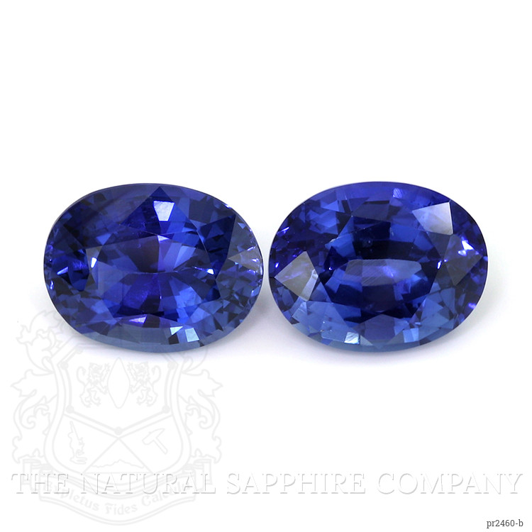 8.72 Ct.Tw. Blue Sapphire Pair from Ceylon (Sri Lanka)
