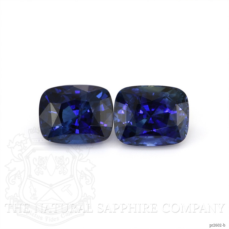 3.22 Ct.Tw. Blue Sapphire Pair from Ceylon (Sri Lanka)