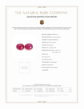 3.16 Ct.Tw.Total Carat Weight Ruby Pair from Mozambique Scan Report