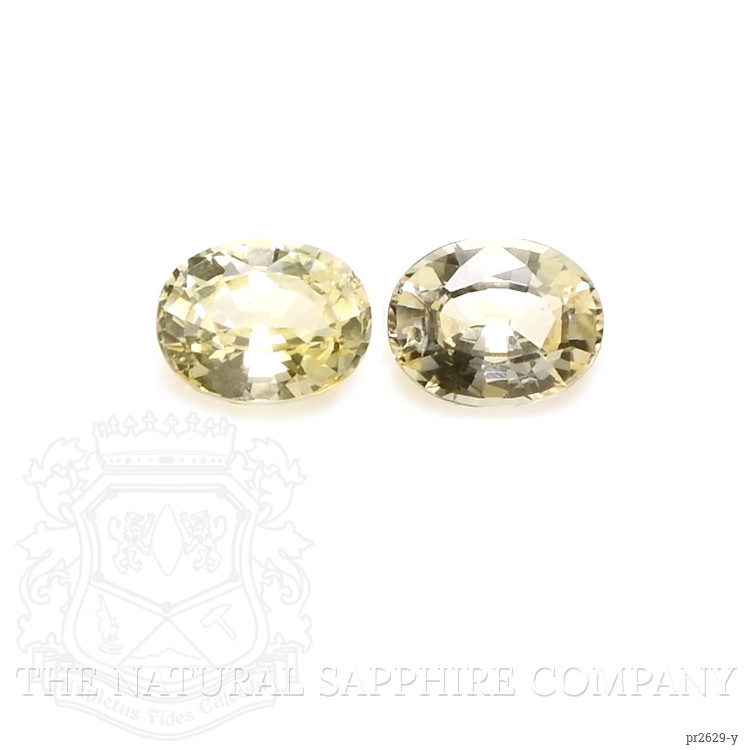 2.49 Ct.Tw. Yellow Sapphire Pair from Ceylon (Sri Lanka)